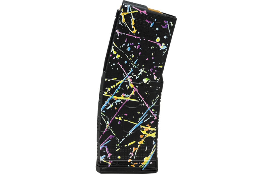AMEND2 AR-15 5.56 NATO/.223 Remington 30 Round Magazine with Neon Splatter Finish